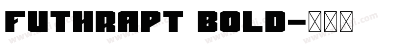 FuthraPT Bold字体转换